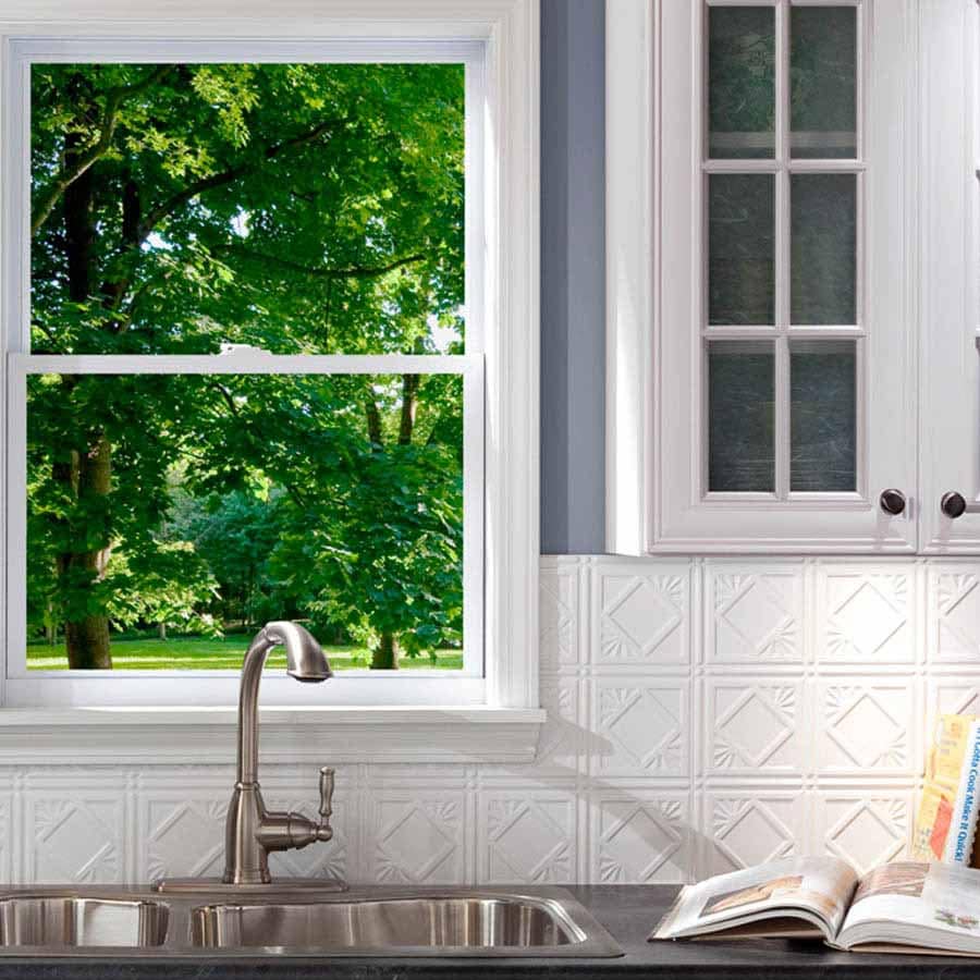 Fasade Backsplash - Traditional 4 in Gloss White