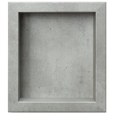 Palisade shower niche in Frost Nickel