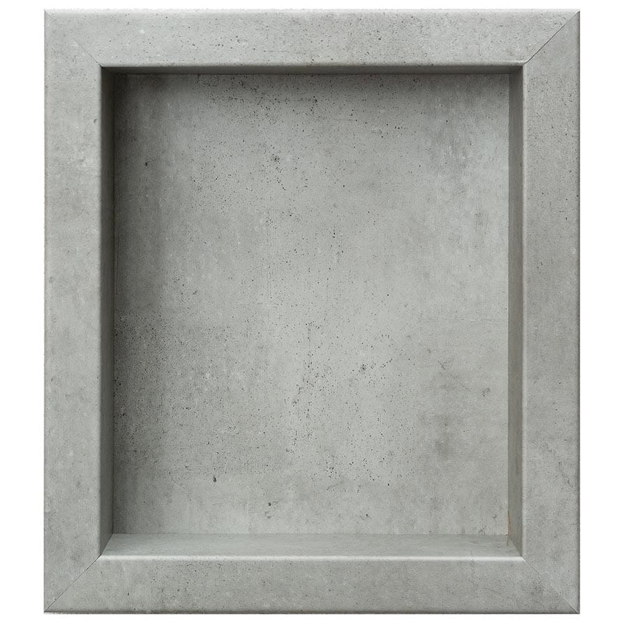 Palisade shower niche in Frost Nickel