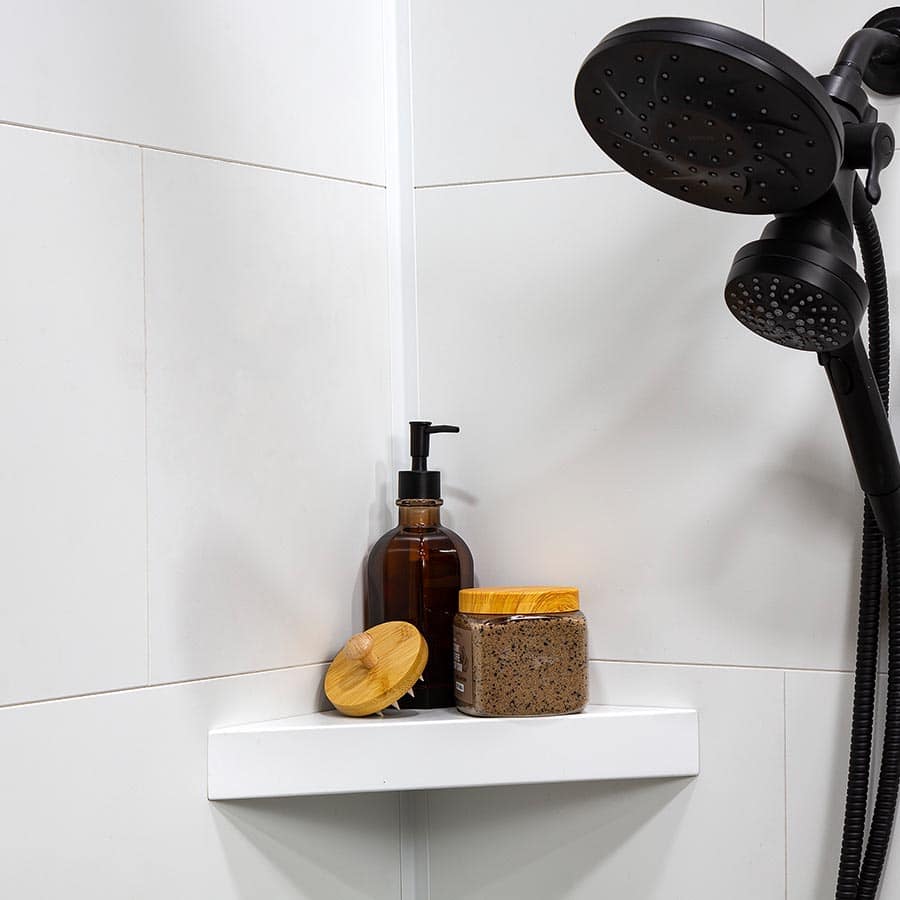 Palisade matching shelf in Dusty Pearl