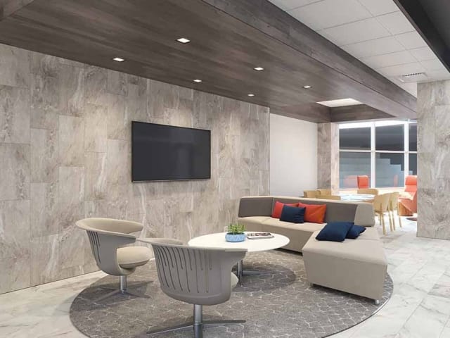 Palisade Venetian Marble in Apartment Common Space