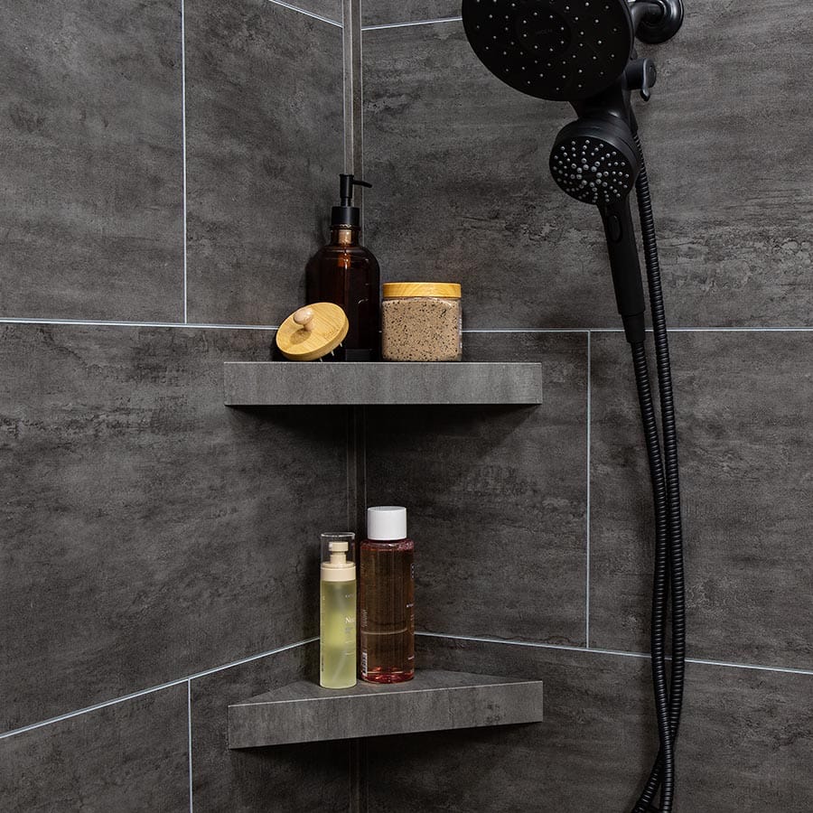 Palisade Shower Shelf in Ashen Slate