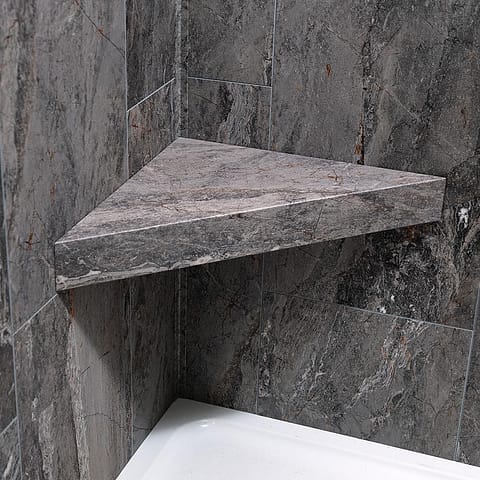 Palisade matching bench in Spanish Marble
