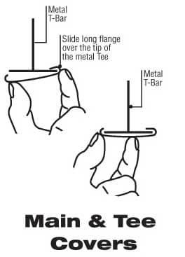 Install 4' main covers