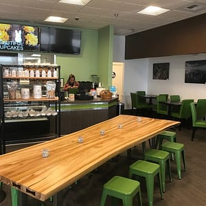 2 Good 2 Be Bakery - Fasade Dunes Ceiling Panels in White