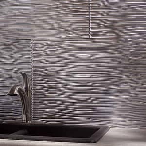 Fasade Backsplash in Waves