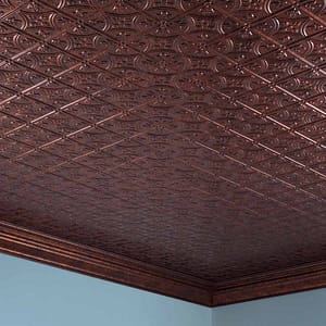 Fasade Ceiling Tile in Traditional 1