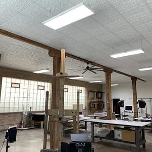 Baumgartner Fine Art Studio - Genesis Antique Ceiling Panels in White