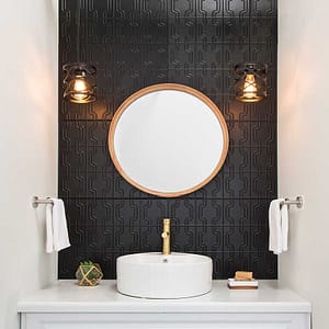 Fasade Backsplash in Chain