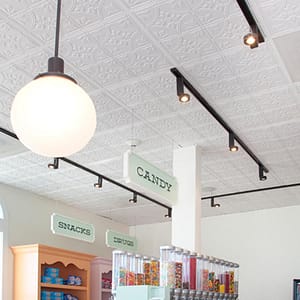 Joe&#039;s Crab Shack - Genesis Antique Ceiling Panels in White