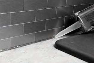 Cauk countertop seam