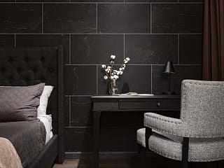 Palisade 15" x 26" Tile in Black Ice