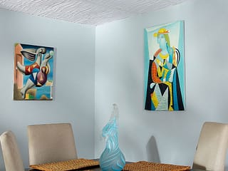 Genesis 2x4 Suspended Ceiling Tile - Drifts in White