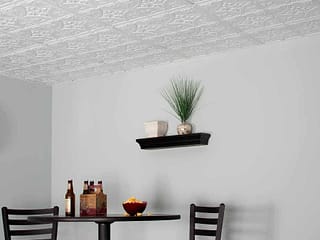 Genesis 2x2 Ceiling Tile - Antique in White