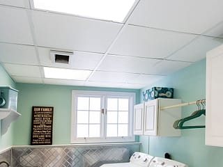 Genesis 2x2 Suspended Ceiling Tile - Stucco Pro in White
