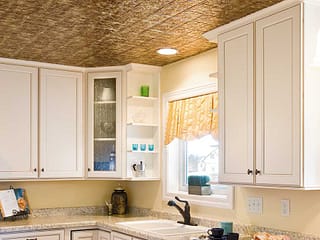 Fasade 2x4 Direct Apply Ceiling Tile - Traditional 1 in Bermuda Bronze