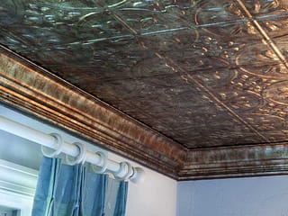 Fasade 2x4 Direct Apply Ceiling Tile - Traditional 2 in Bermuda Bronze