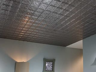 Fasade 2x4 Ceiling Tile - Traditional 10 in Galvanized Steel