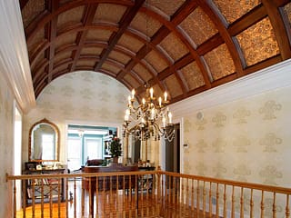 Fasade 2x4 Direct Apply Ceiling Tile - Traditional 2 in Cracked Copper