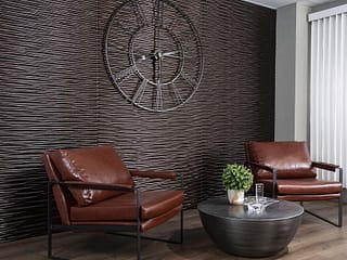 Fasade's Dunes (horizontal) in Smoked Pewter