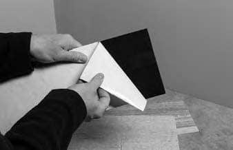 Adhesive on the back side of Aspect tiles is pressure-sensitive