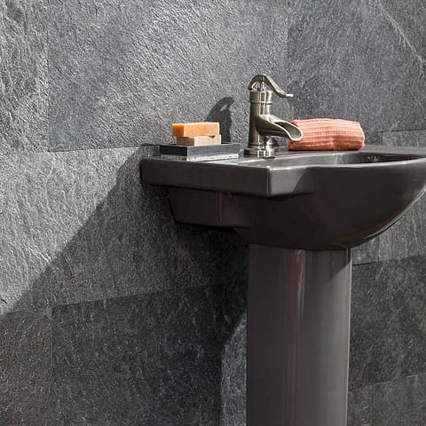 Aspect Stone Tile in Frosted Quartz