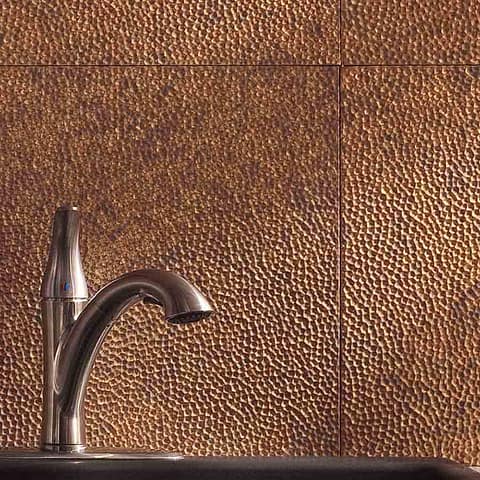 Fasade&#039;s Hammered in Cracked Copper