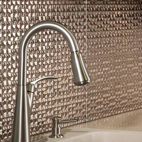 Fasade&#039;s Terrain in Brushed Nickel