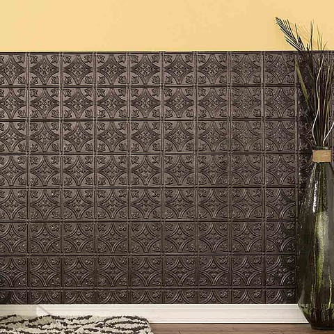 Fasade&#039;s Traditional 1 Wall Panel in Smoked Pewter