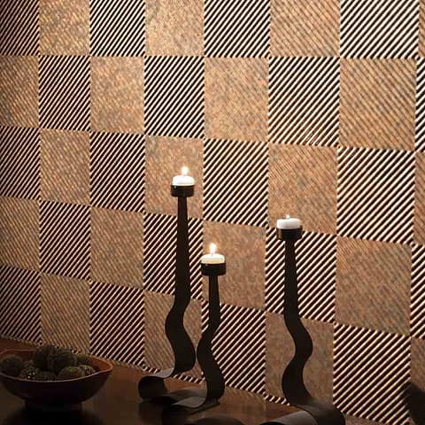 Fasade&#039;s Quattro Wall Panel in Cracked Copper