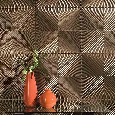 Fasade&#039;s Echo Wall Panel in Oil-Rubbed Bronze