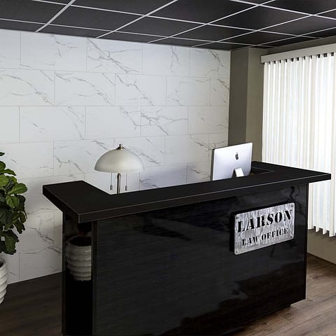 Palisade 15&quot; x 26&quot; Tile in Carrara Marble