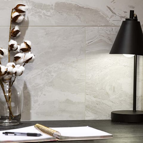 Palisade 15&quot; x 26&quot; Tile in Iced Pewter