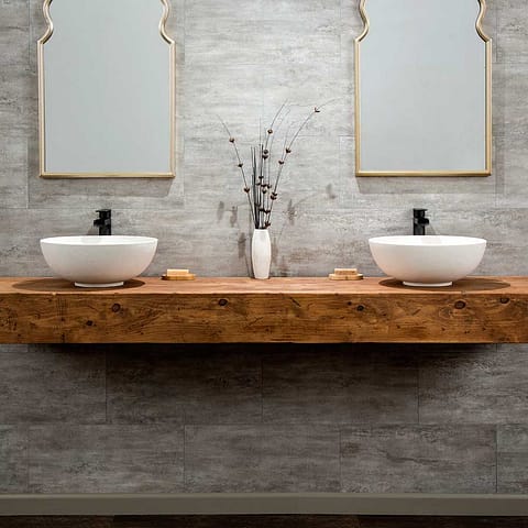 Palisade Wall Tile (Small Profile) in Adobe Drift