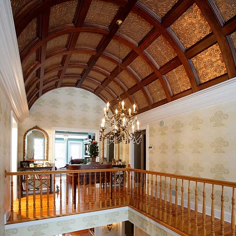 Fasade 2x4 Direct Apply Ceiling Tile - Traditional 2 in Cracked Copper