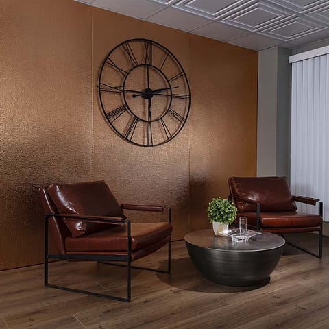 Fasade&#039;s Hammered in Polished Copper