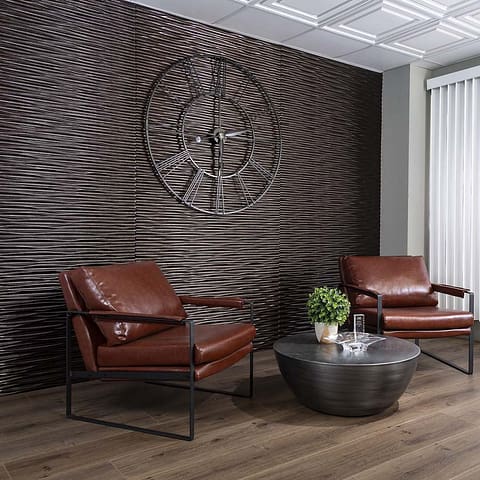 Fasade&#039;s Dunes (horizontal) in Smoked Pewter