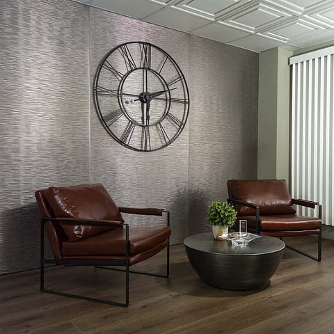 Fasade&#039;s Ripple (horizontal) in Galvanized Steel