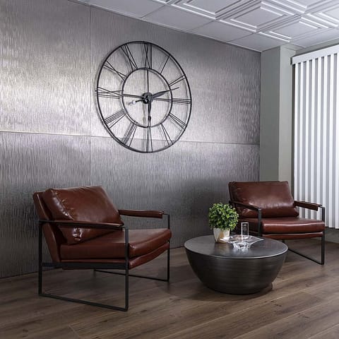 Fasade&#039;s Ripple (Vertical) in Galvanized Steel