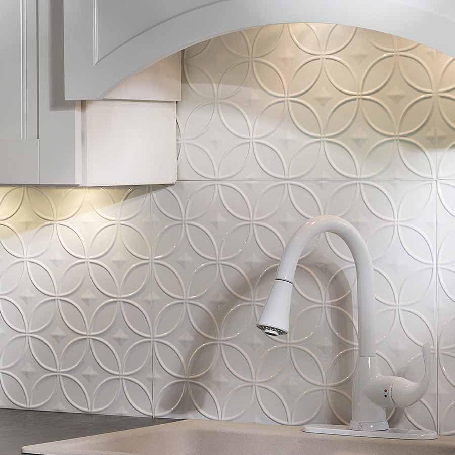 Fasade Backsplash in Rings