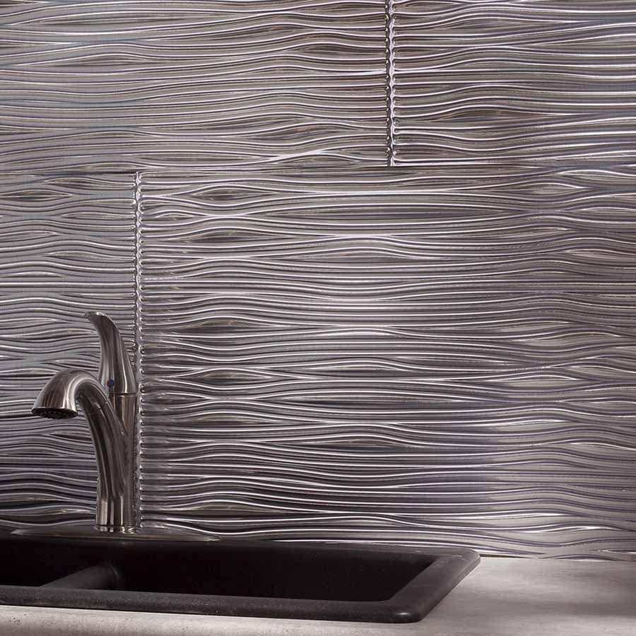 Fasade Backsplash in Waves