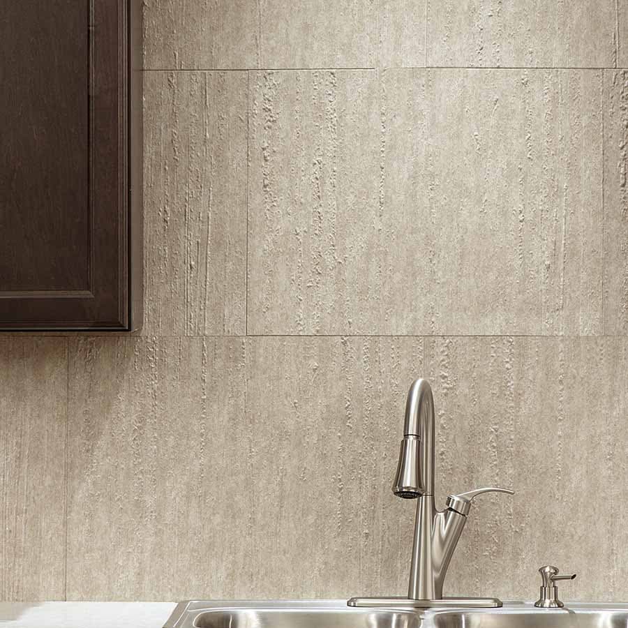 Fasade Backsplash in Rain