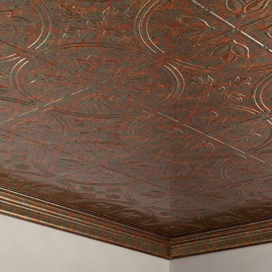 Fasade Ceiling Tile in Traditional 5