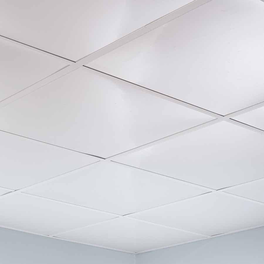 Fasade Ceiling Tile in Flat