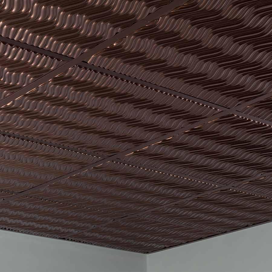 Fasade Ceiling Tile in Current