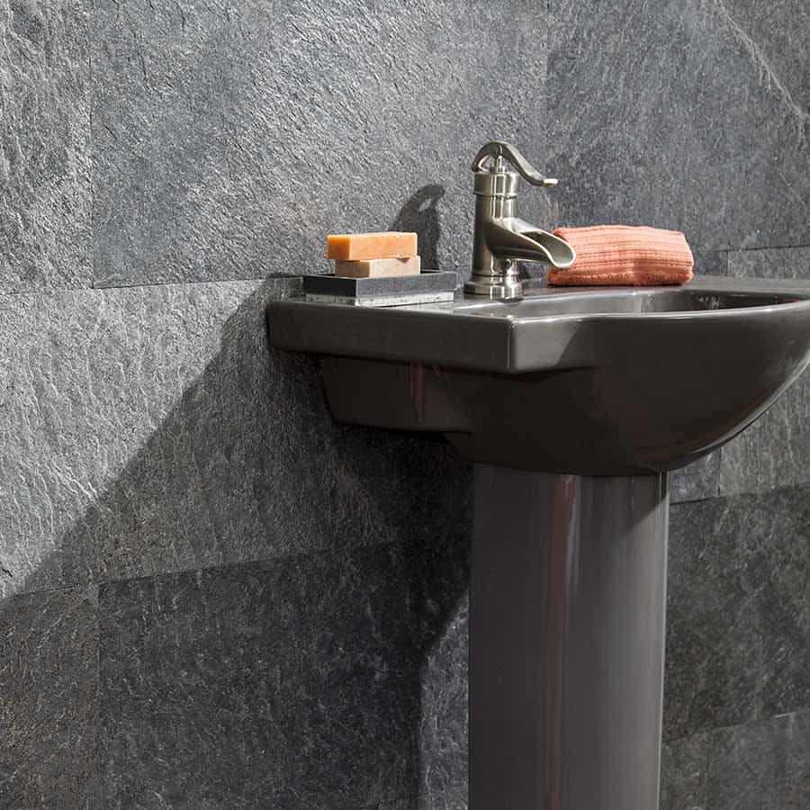 Aspect Stone Tile in Frosted Quartz