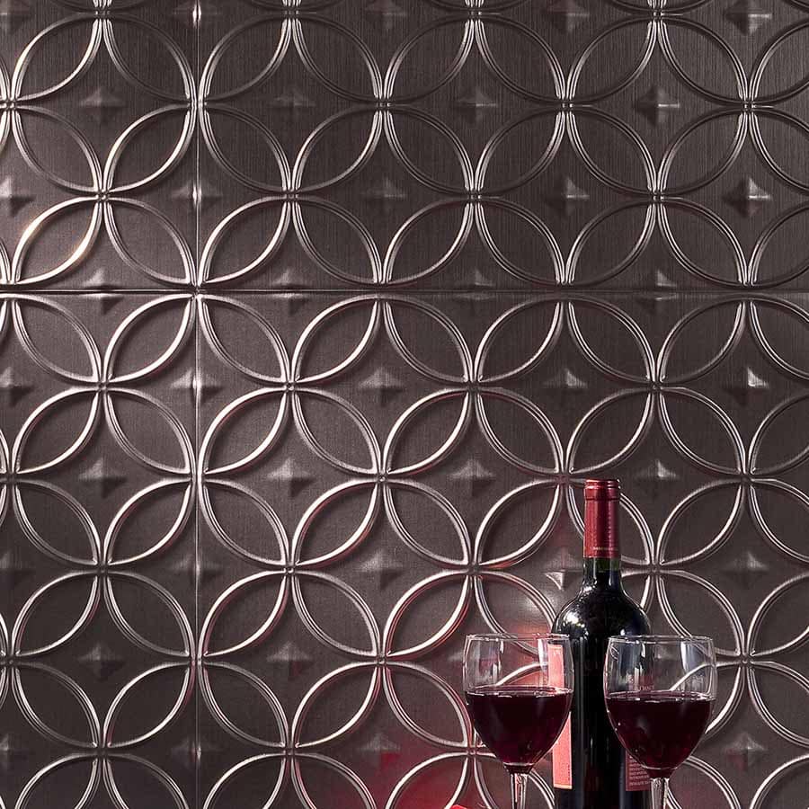 Fasade's Rings in Brushed Nickel