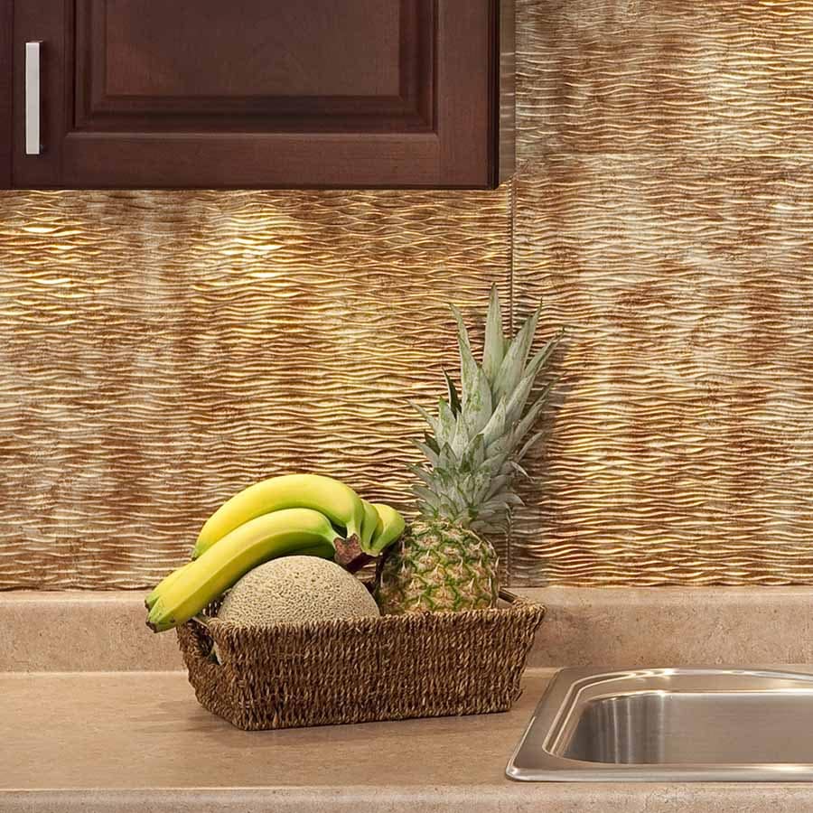 Fasade's Ripple in Bermuda Bronze