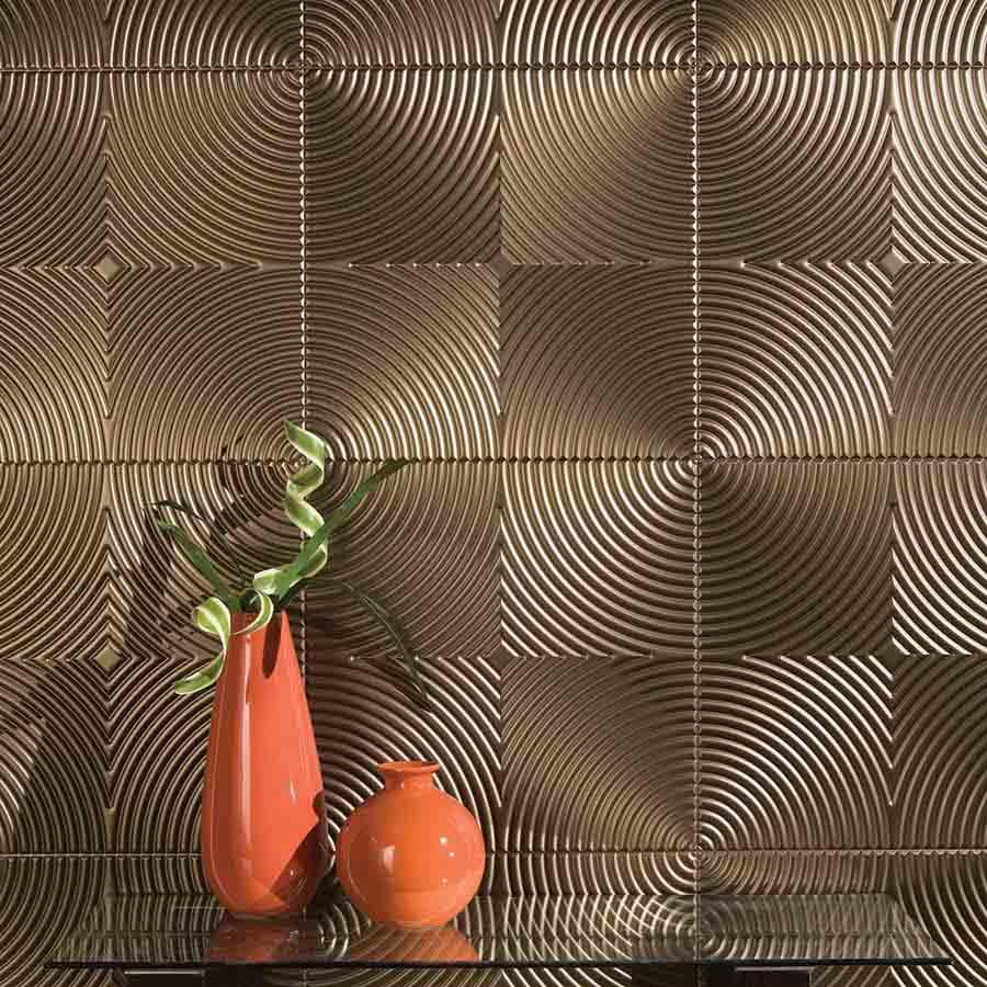 Fasade's Echo Wall Panel in Oil-Rubbed Bronze