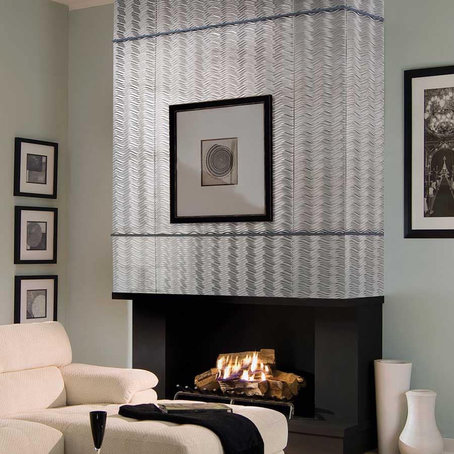 Fasade's Current Wall Panel in Brushed Aluminum